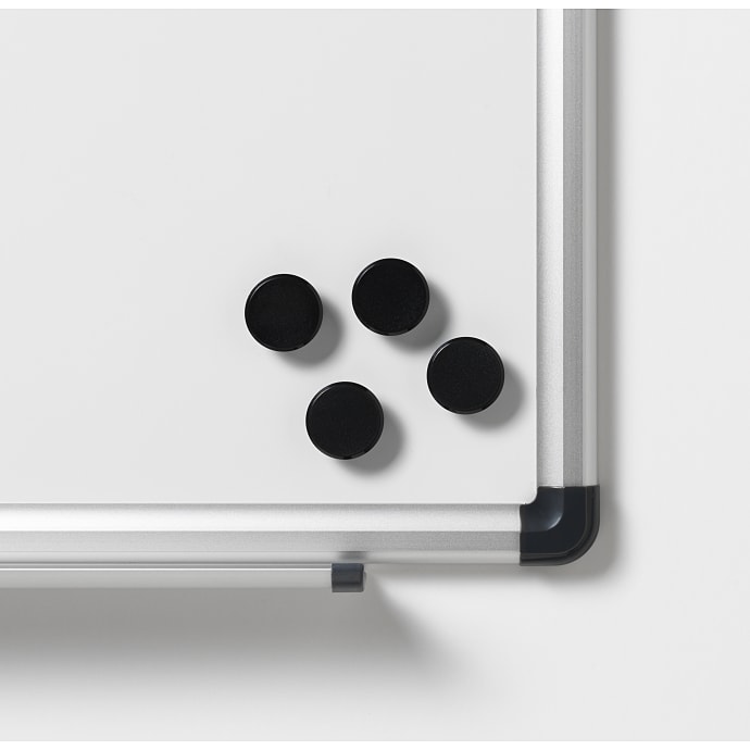 Naga whiteboard magneter 4 stk. - sort
