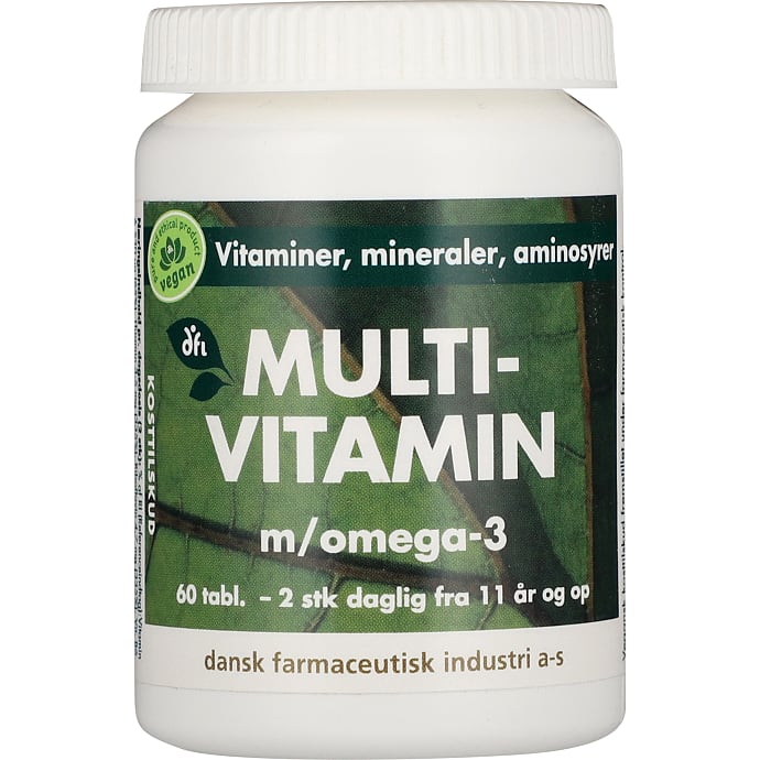 Grønne Vitaminer Multivitamin med Omega-3