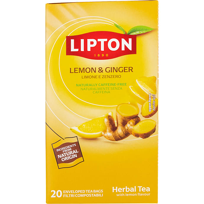 Urtete m. lemon og ingefær