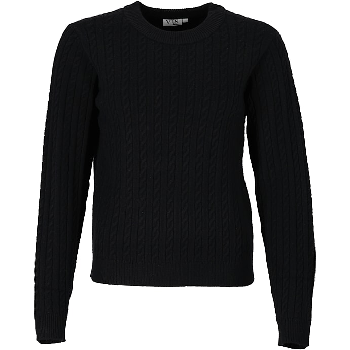 VRS dame kabelstrik str. 2XL - sort