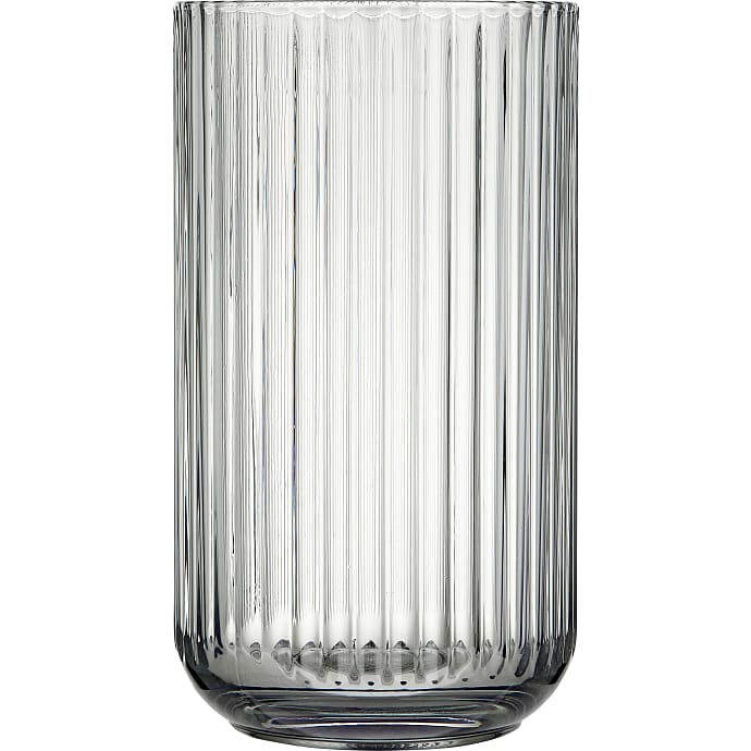 Lyngby Vase 20 cm Gråsort