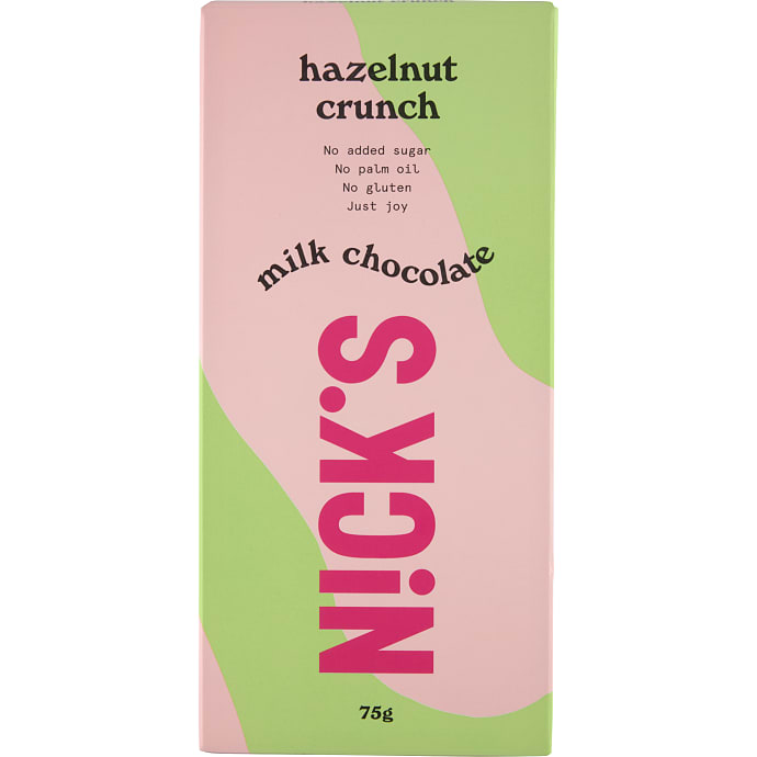 Nick's Mælkechokolade m. hasselnødder