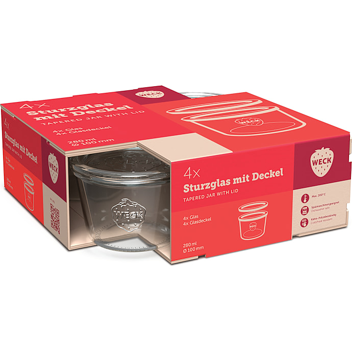 Weck Konisk sylteglas 4-pak