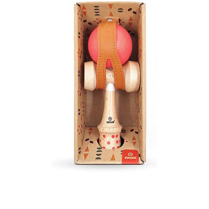 Kendama trælegetøj - rød – produktbillede