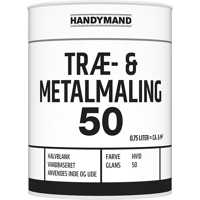 Handymand Træ- og Metalmaling Hvid