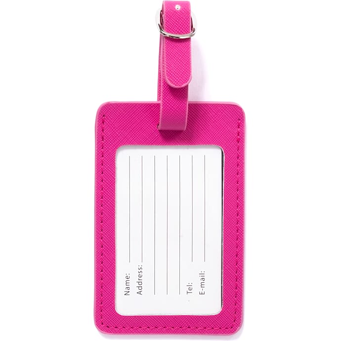 Forcefield Bagagemærke med ID - Pink