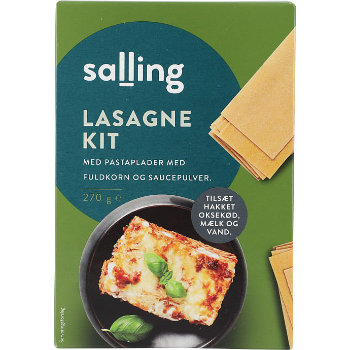 Salling Fuldkornslasagne Kit