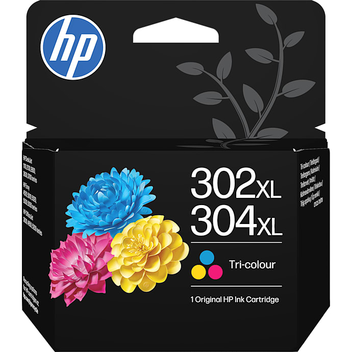 HP 302/304XL blækpatroner - farve