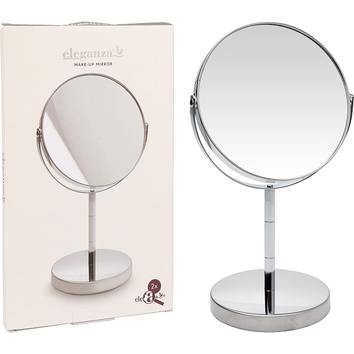 Eleganza Dobbeltsidet Makeupspejl med Forstørrelse