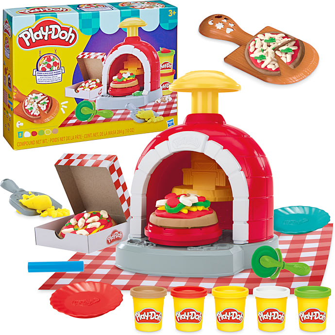 Play-Doh Stamp and Spin Pizza modellervokssæt