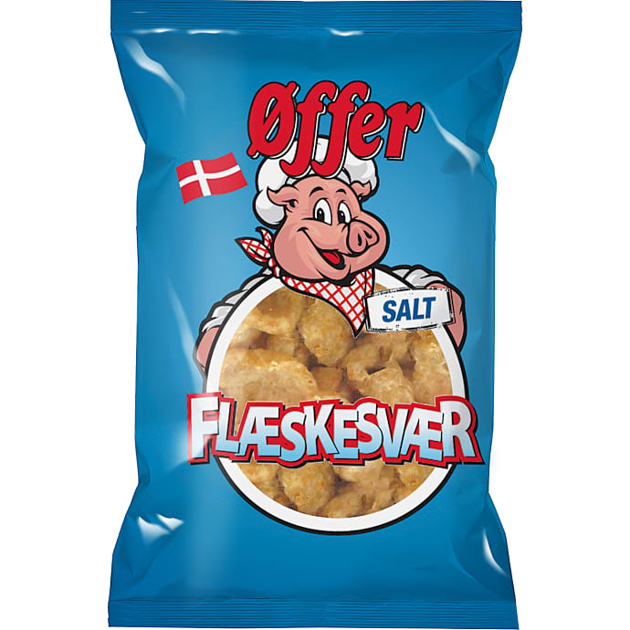 Flæskesvær m. salt