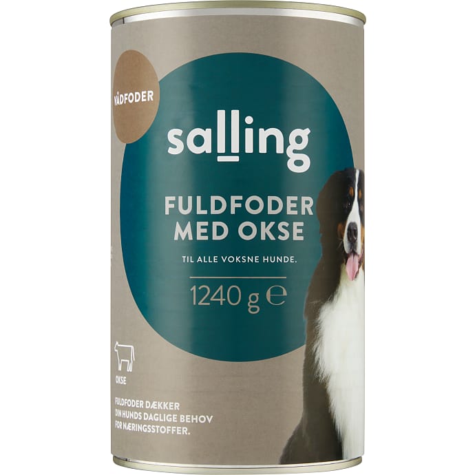 Salling Vådfoder med okse 1240 g