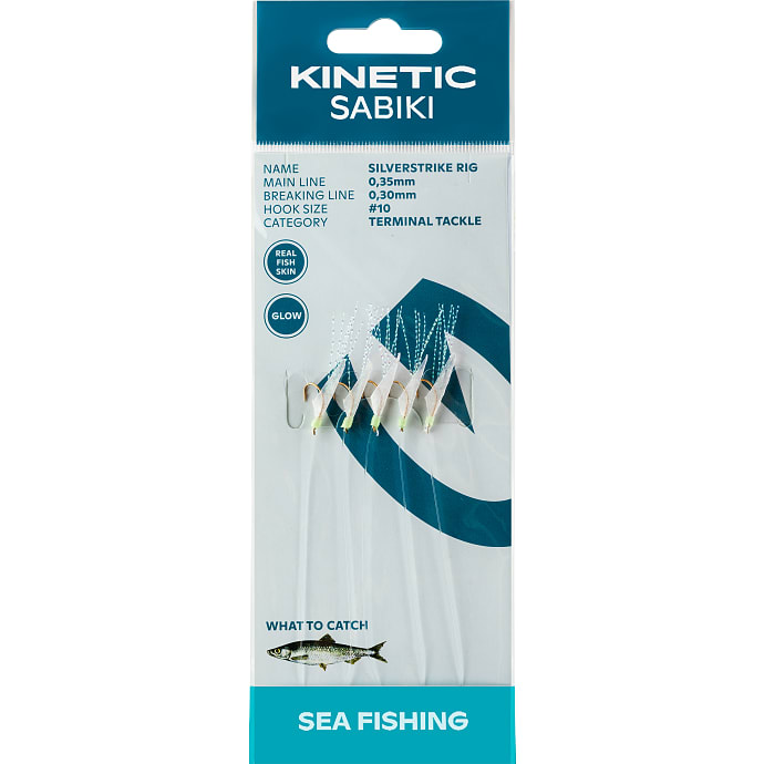 Kinetic Sabiki SilverStrike Forfang