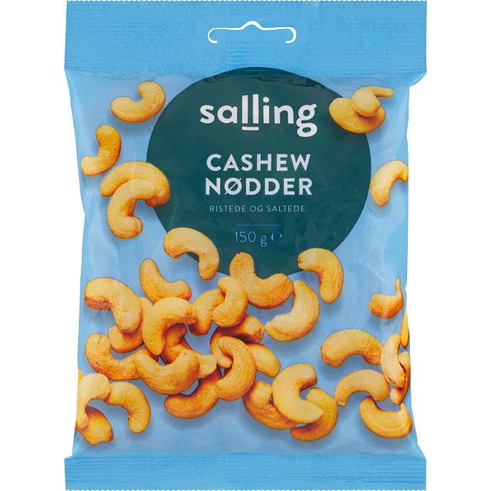 Ristede og saltede cashewnødder