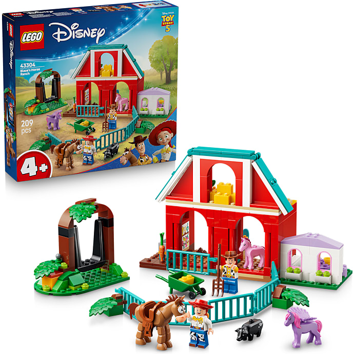 LEGO Disney Pixar Toy Story 5 Blazes hestefarm 43304