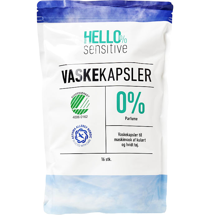 Hello Sensitive Vaskekapsler kulørt vask