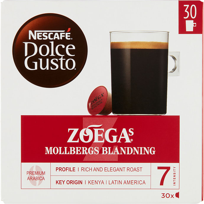 Nescafé Zoégas Molbergs Blanding Kaffekapsler 30 stk