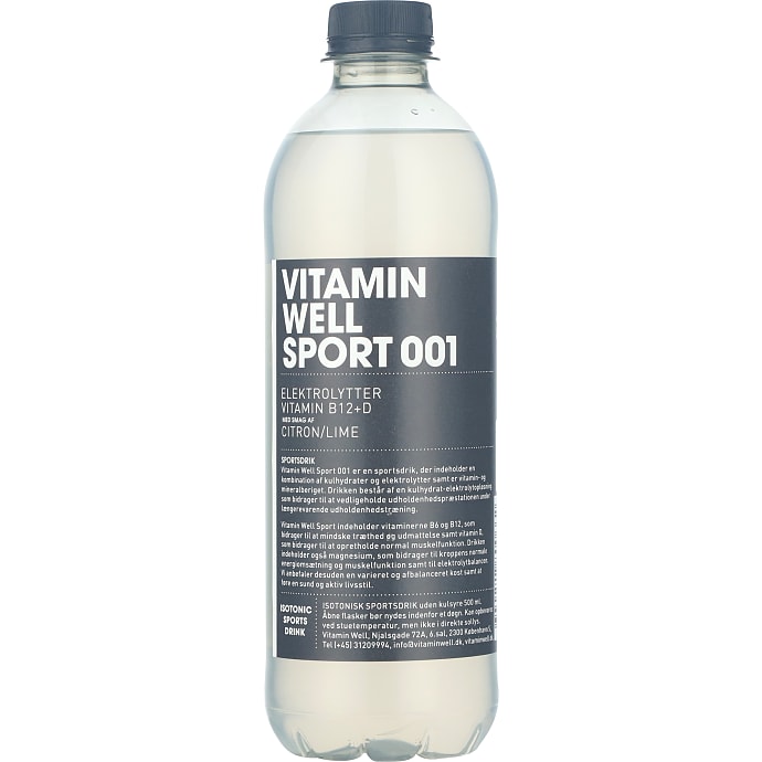 Sportsdrik m. citron- og limesmag