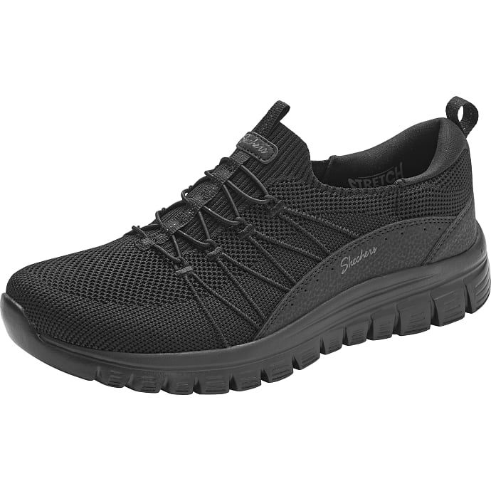 Skechers Dame Sneakers Str. 36 Sort