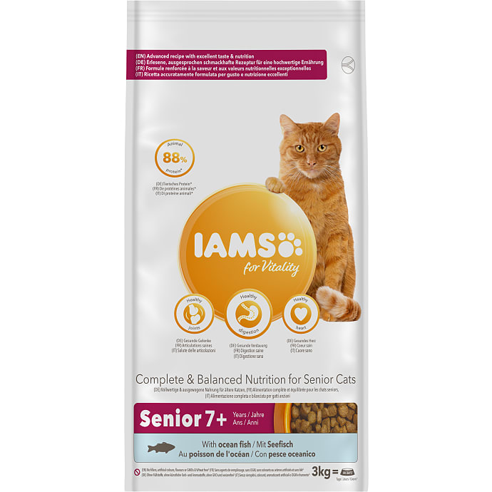 IAMS Tørfoder med Fisk Senior