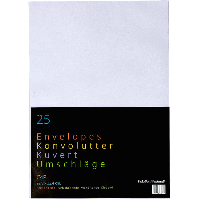 C4p konvolutter 100g - 25 stk.