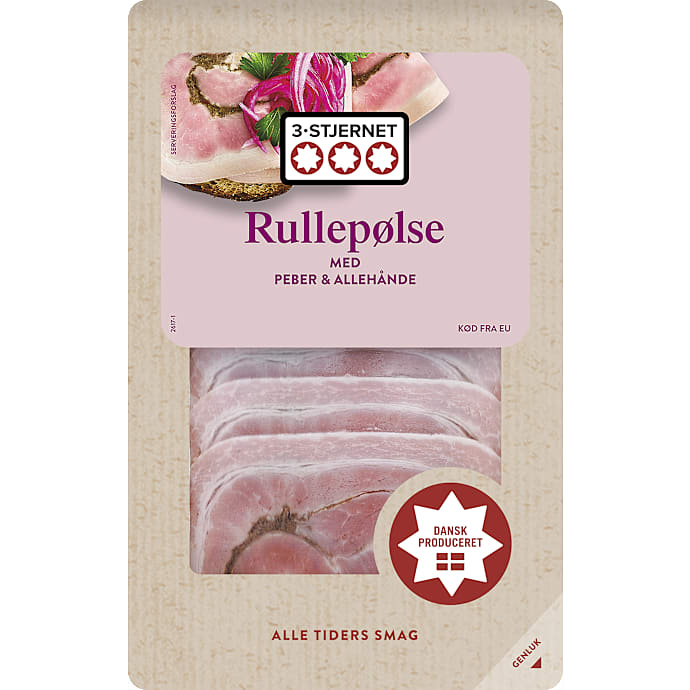 3-Stjernet Rullepølse i skiver