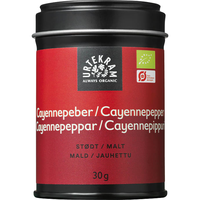 Urtekram Stødt Cayennepeber Øko