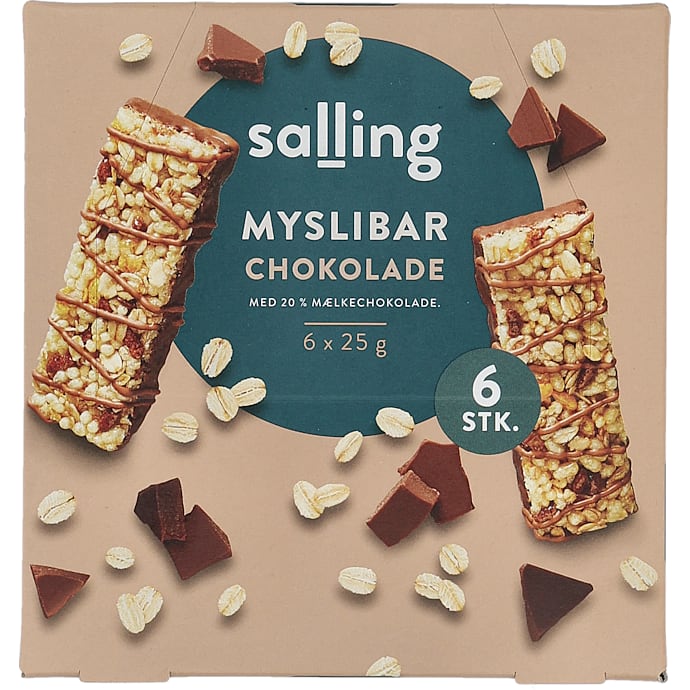 Salling Müslibar m. mælkechokolade