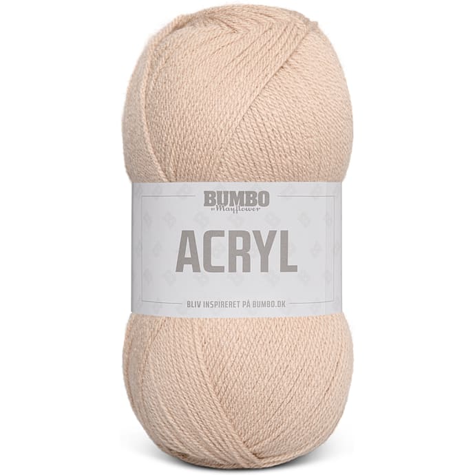Bumbo akryl fv. 61 lys sand