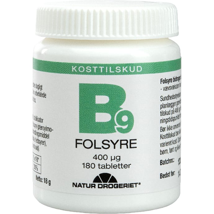 Natur Drogeriet B9 Folsyre