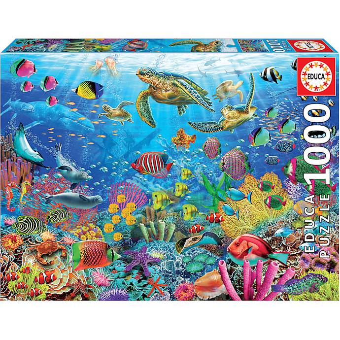 Educa fantasy turtles puslespil - 1000 brikker – produktbillede