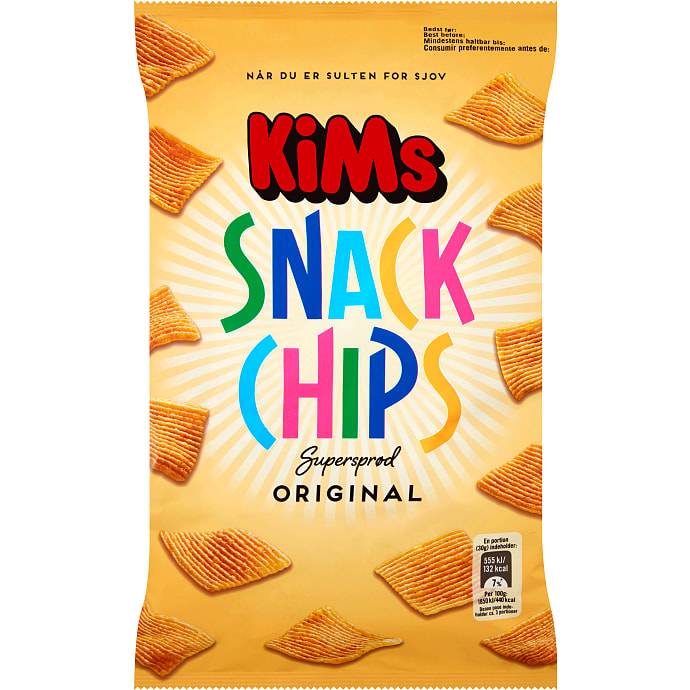 Chips m. krydderier
