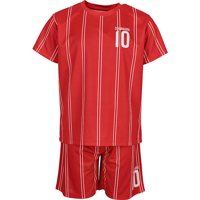 VRS Børne fodbold shorts sæt, rød