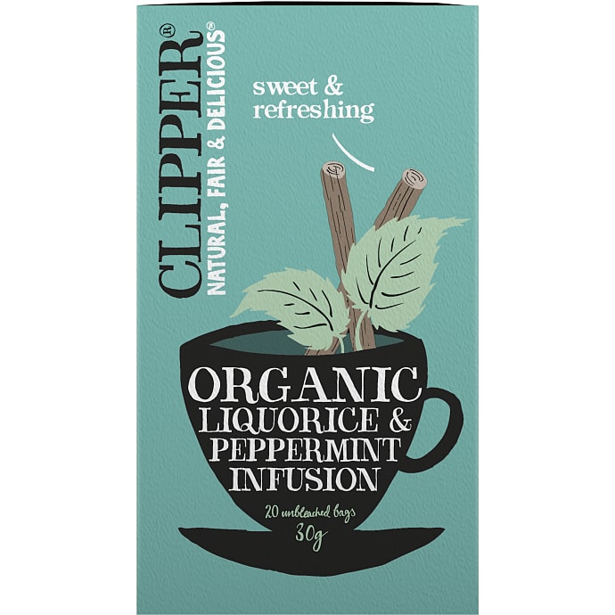 Urtete m. lakrids og pebermynte øko