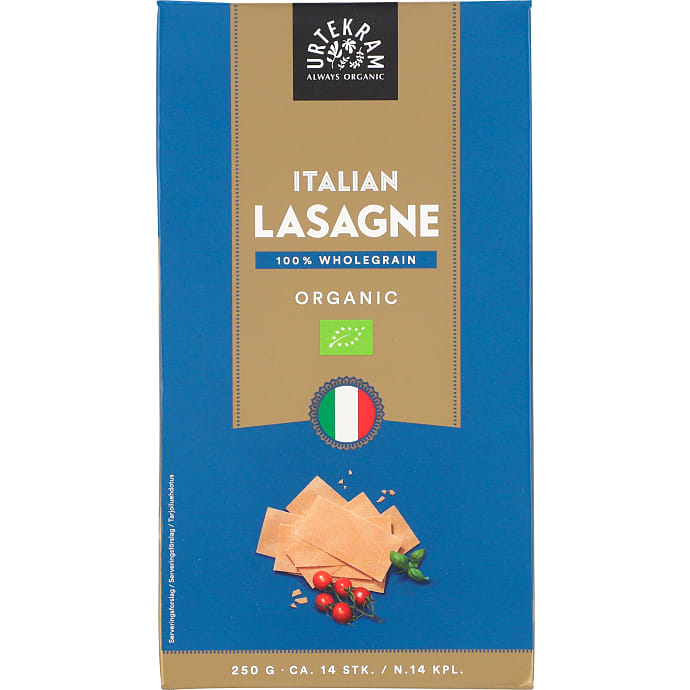 Urtekram Lasagneplader Fuldkorn Øko