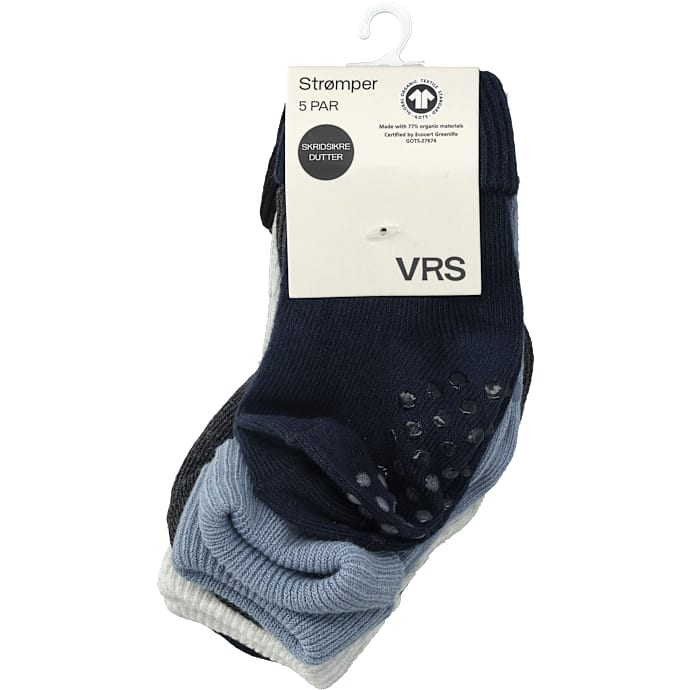 VRS 5-pak baby strømper str. 20-22 - multifarvet