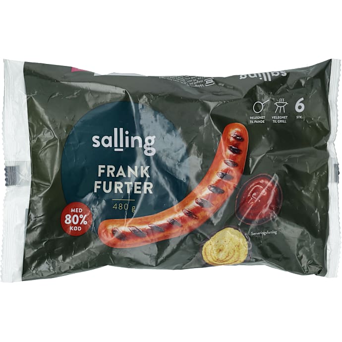 Frankfurtere 80% kød