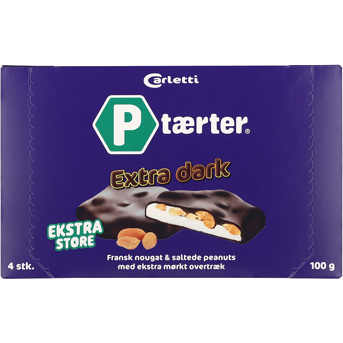Carletti P-tærter Extra Dark