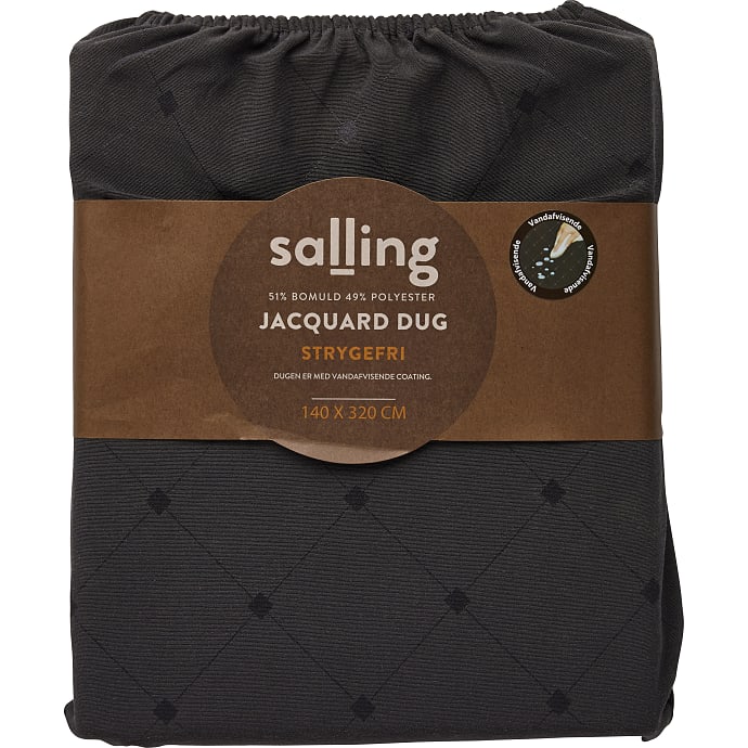 Salling Damaskdug - tern grå