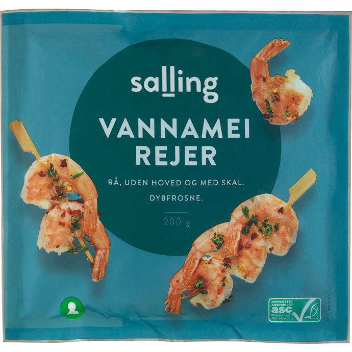 Salling Vannamei rejer rå