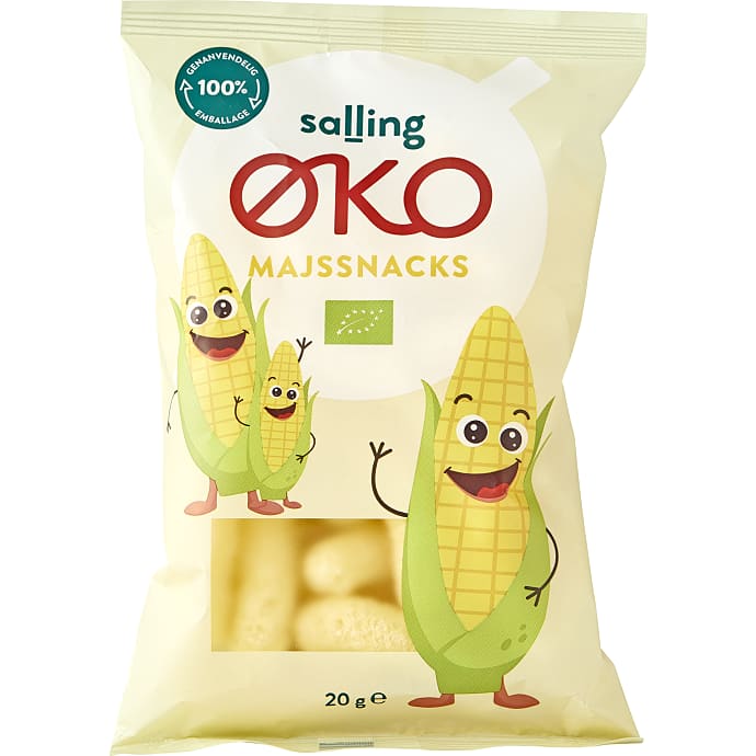 Majssnacks øko