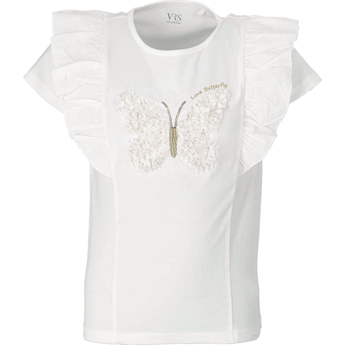 VRS børne T-shirt str. 134/140 - hvid