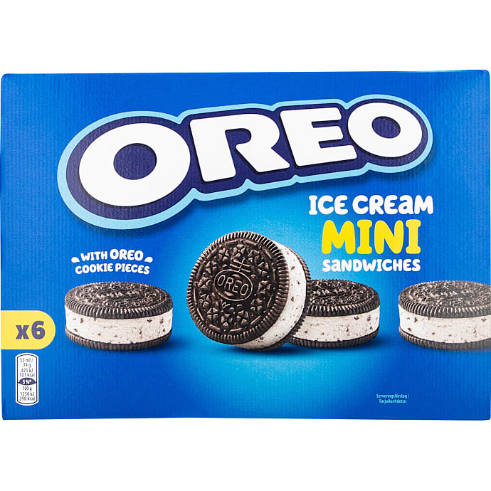Mælkeis sandwich m. oreo