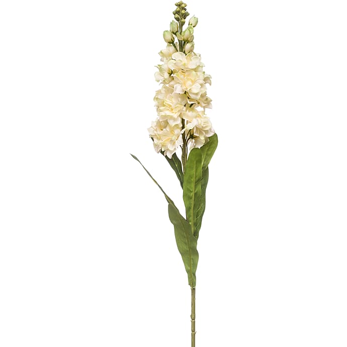 Kunstig Matthiola creme 80cm
