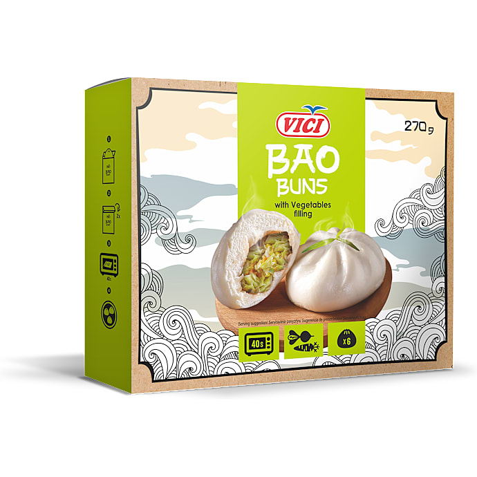 VICI Bao med Grøntsagsfyld 270 g