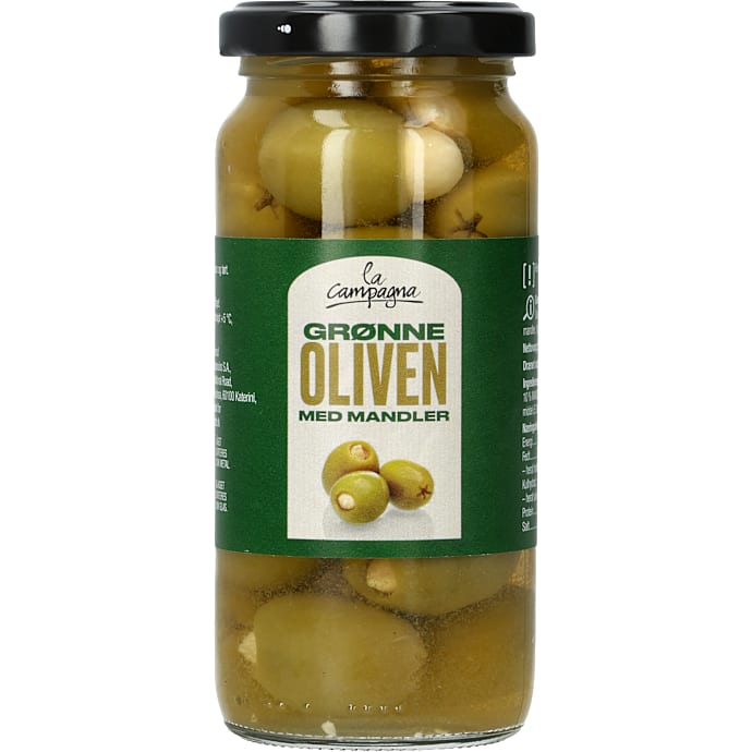 La campagna oliven m/mandel 6x150/130g