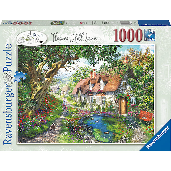 Skovhytte puslespil - 1000 brikker – produktbillede