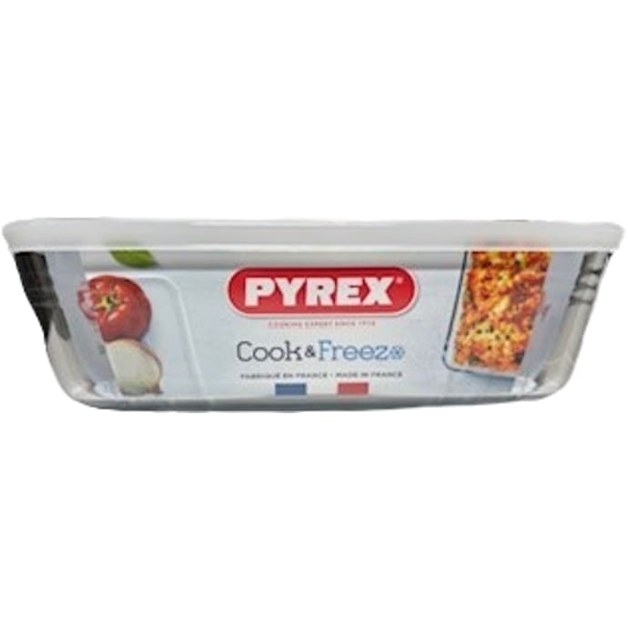 Pyrex Cook & Freez ovnfast fad m/låg - 2,6 liter