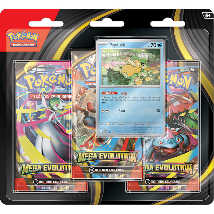 Pokémon Mega Evolution Pokémonkort 3-pak – flere varianter – assorteret