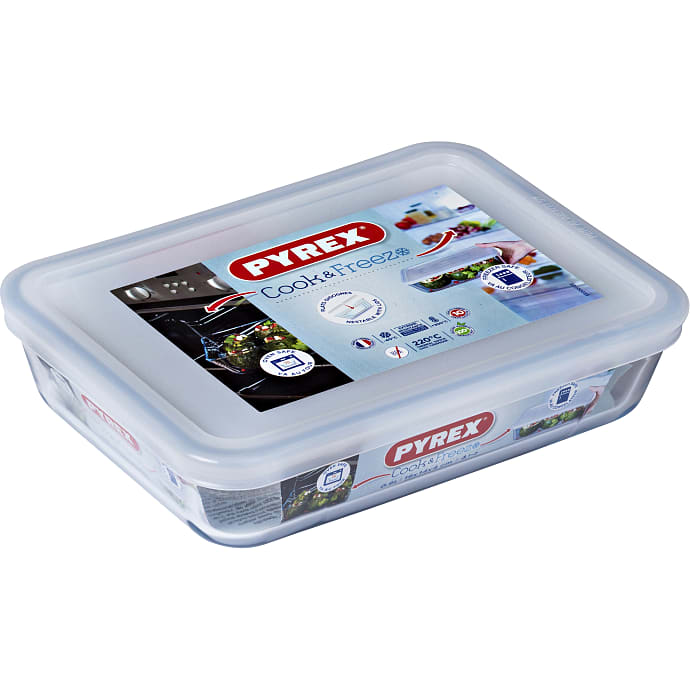 Pyrex glasfad med låg